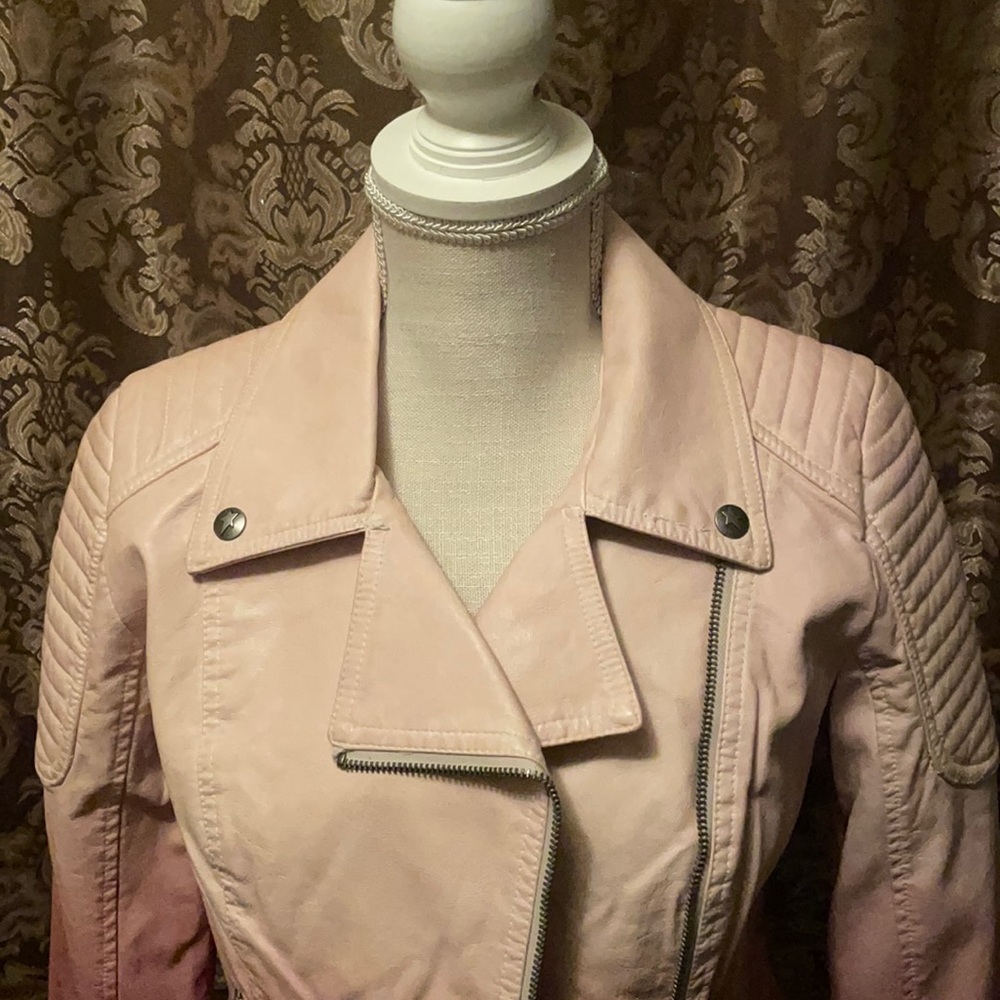 Circus Sam Edelman Pink Hombre Racer Jacket xs